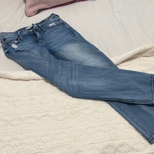KanCan Distressed Blue Skinny Jeans